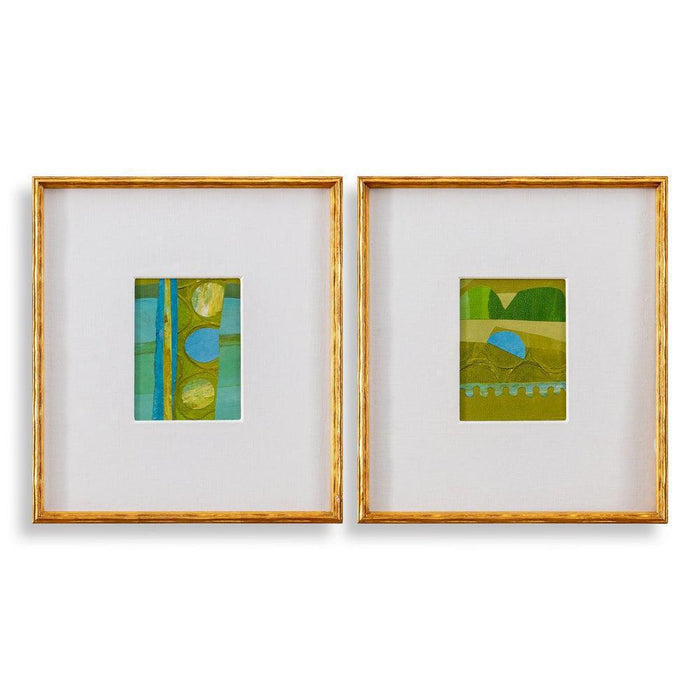 Petite Bijoux Framed Canvases Lime