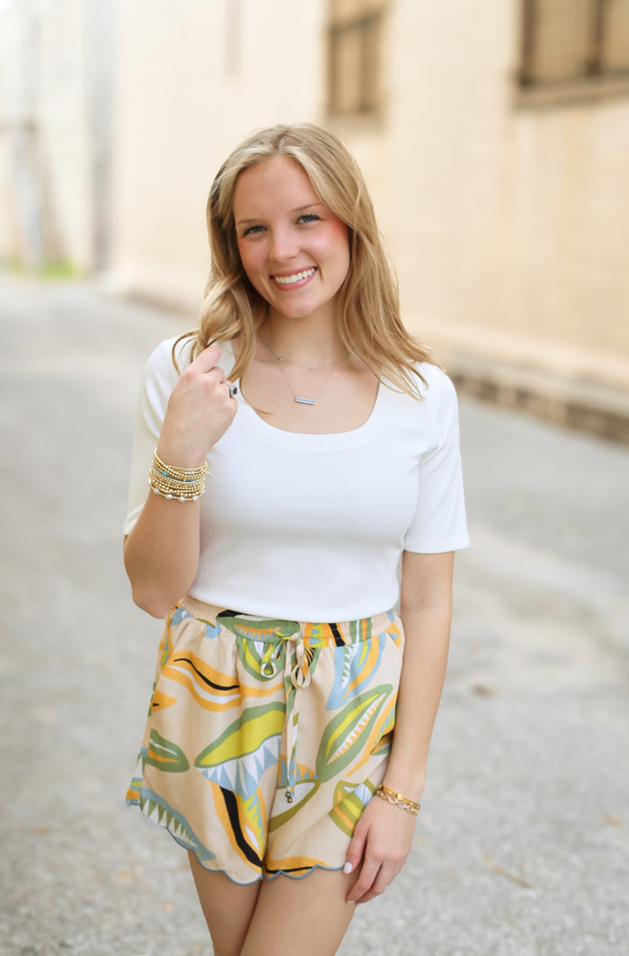 The Street Fest Scoop Neck Top-FINAL SALE-
