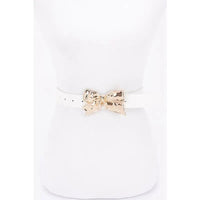 Metal Ribbon Buckle Belt-FINAL SALE-