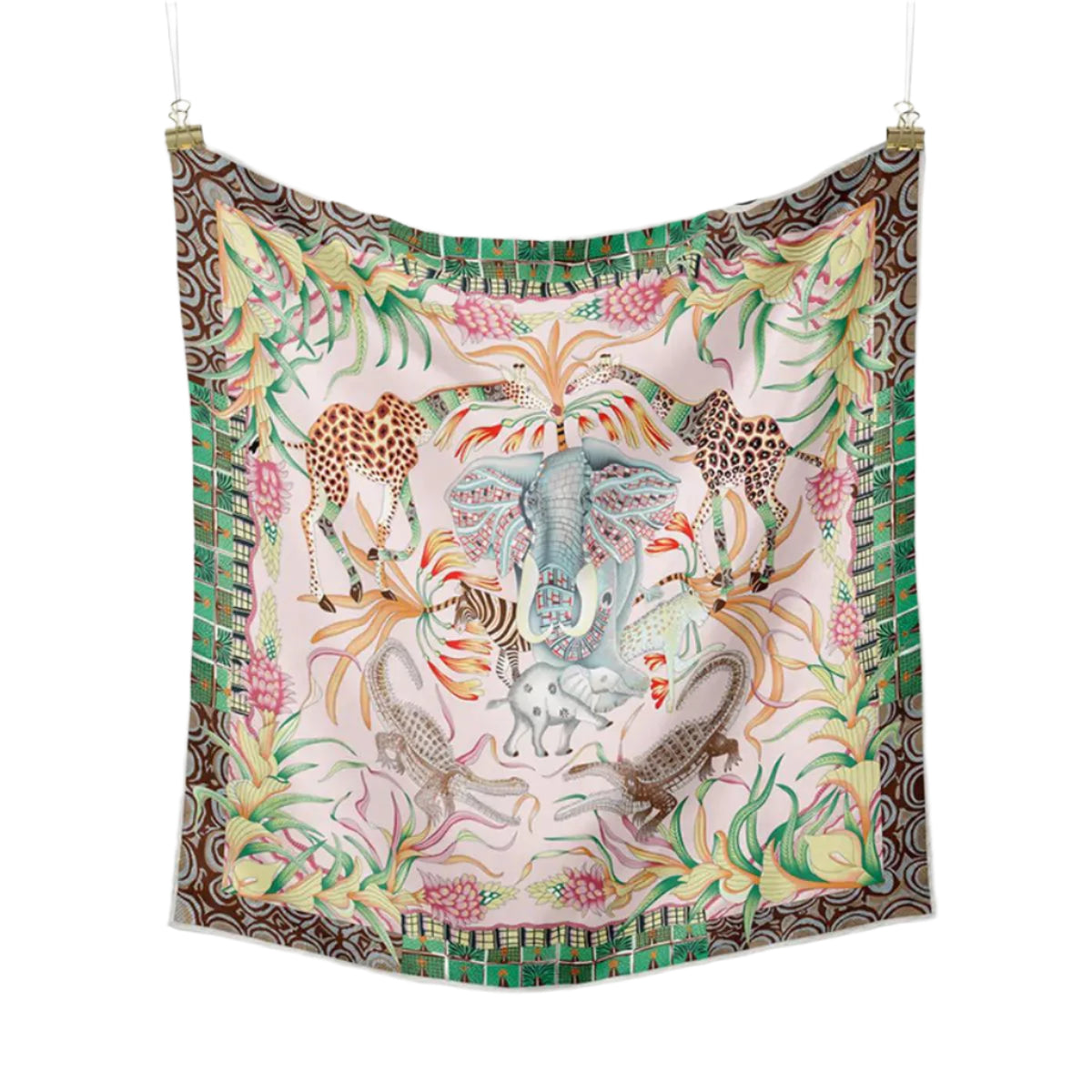 Cartoon Animal Print Thin Square