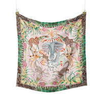 Cartoon Animal Print Thin Square