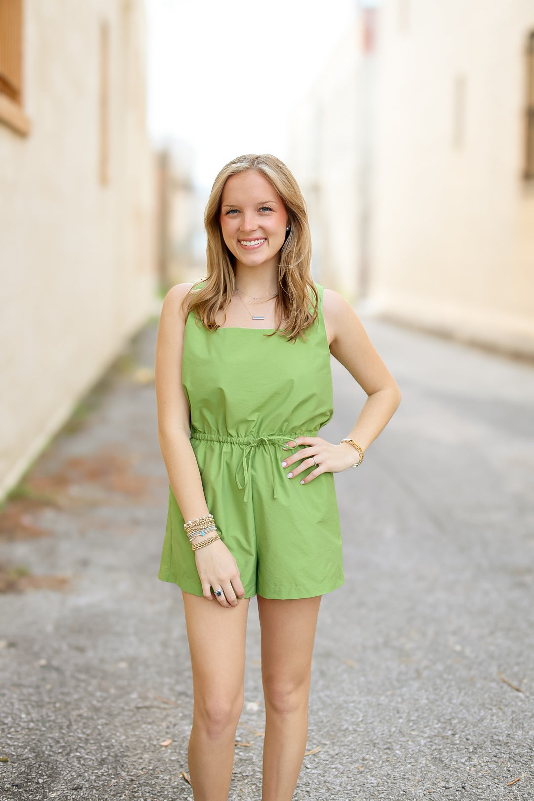 The Airy Square Romper-FINAL SALE-