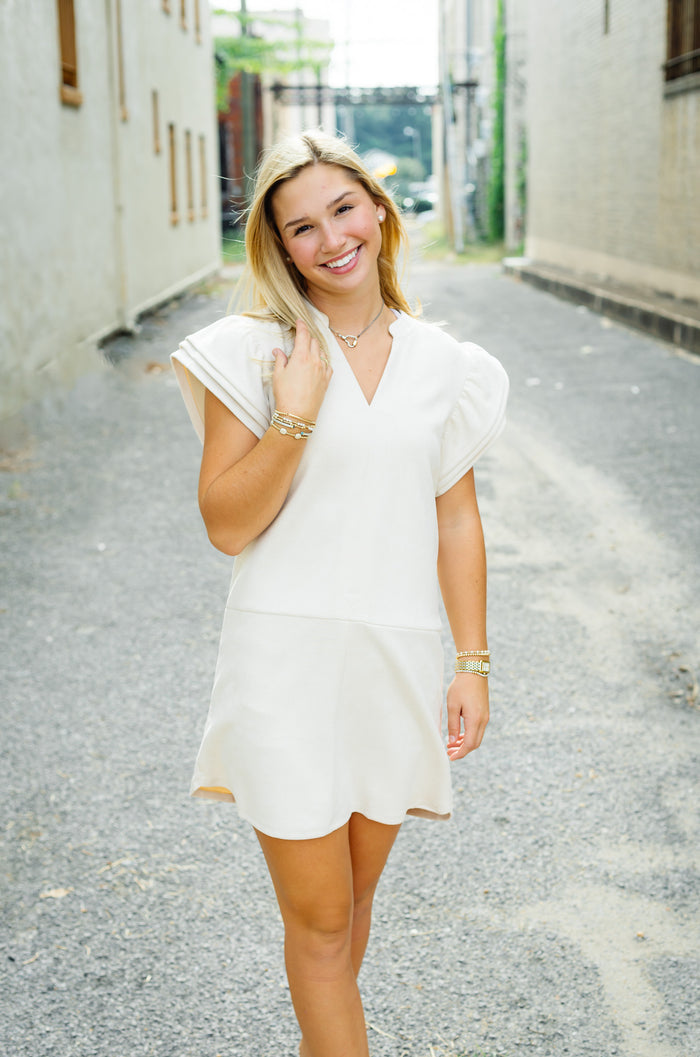 The Stanton Dress in Cream