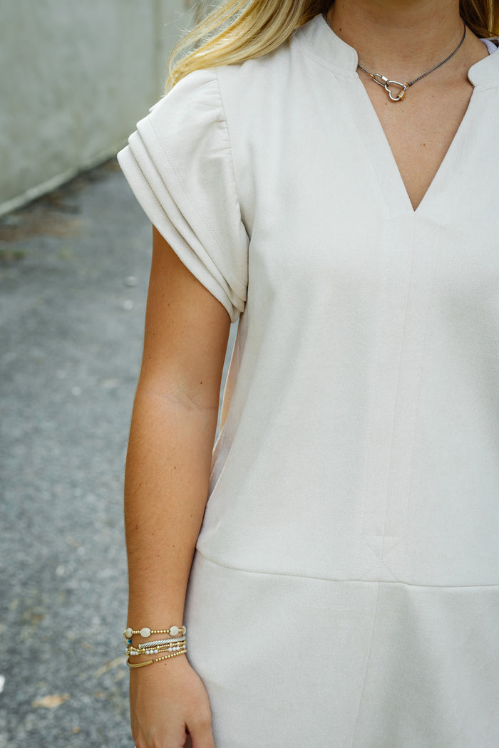 The Stanton Dress in Cream