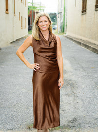 The Dorothy Satin Top
