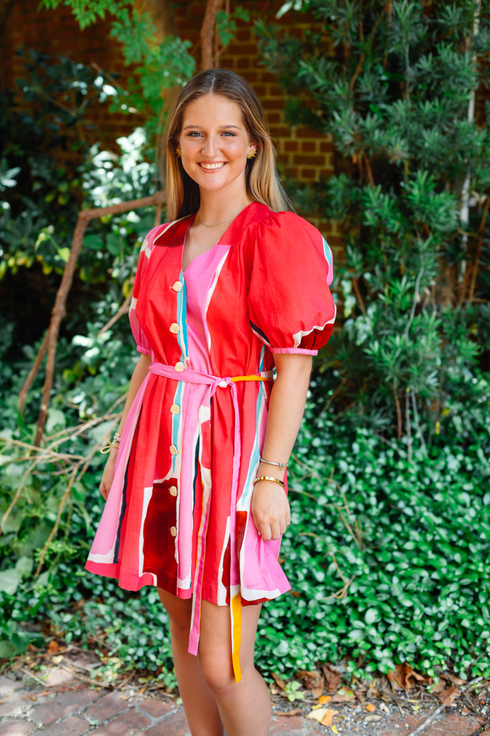 CROSBY BY MOLLIE BURCH: STEVIE DRESS IN BARRAGAN-FINAL SALE-