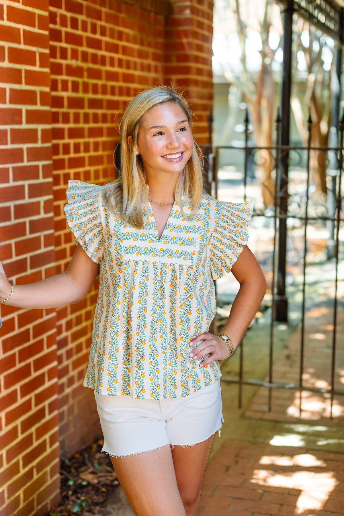 The Sunset Garden Top-FINAL SALE-
