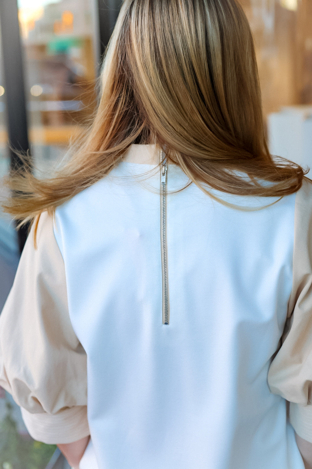 CROSBY BY MOLLIE BURCH: Jonesy Top in Magnolia/Ecru-FINAL SALE-