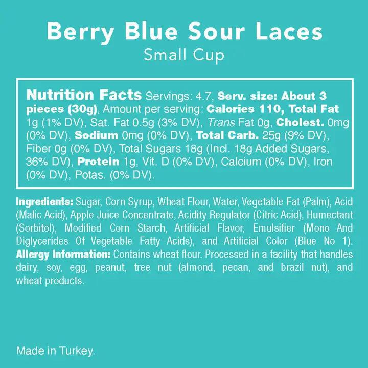 Berry Blue Sour Laces