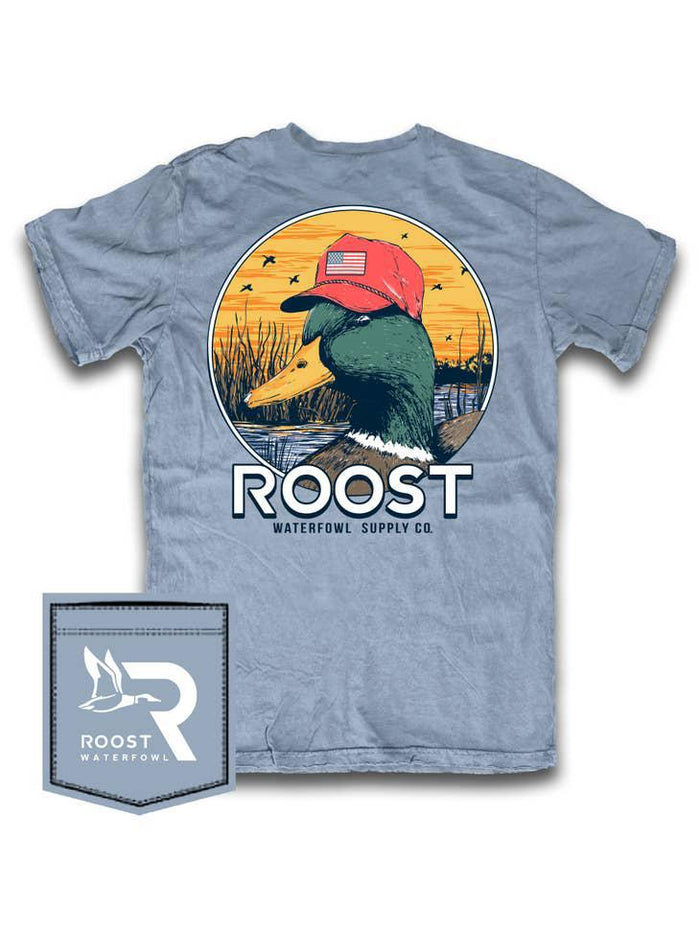 Roost Duck With Hat T-shirt