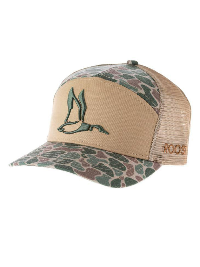 Roost 7 Panel 3D Puff Duck Logo Hat