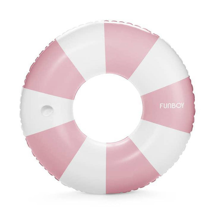 Pink Vintage Stripe Tube Float