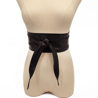 Obi Leather Wrap Belt-FINAL SALE-