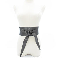 Obi Leather Wrap Belt-FINAL SALE-