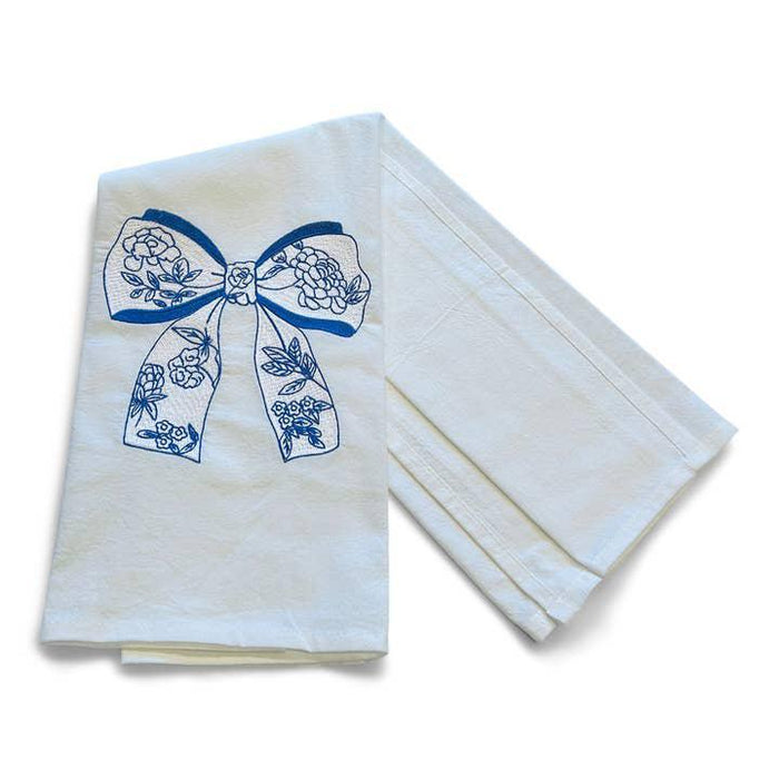 Chinoiserie Bow Tea Towel