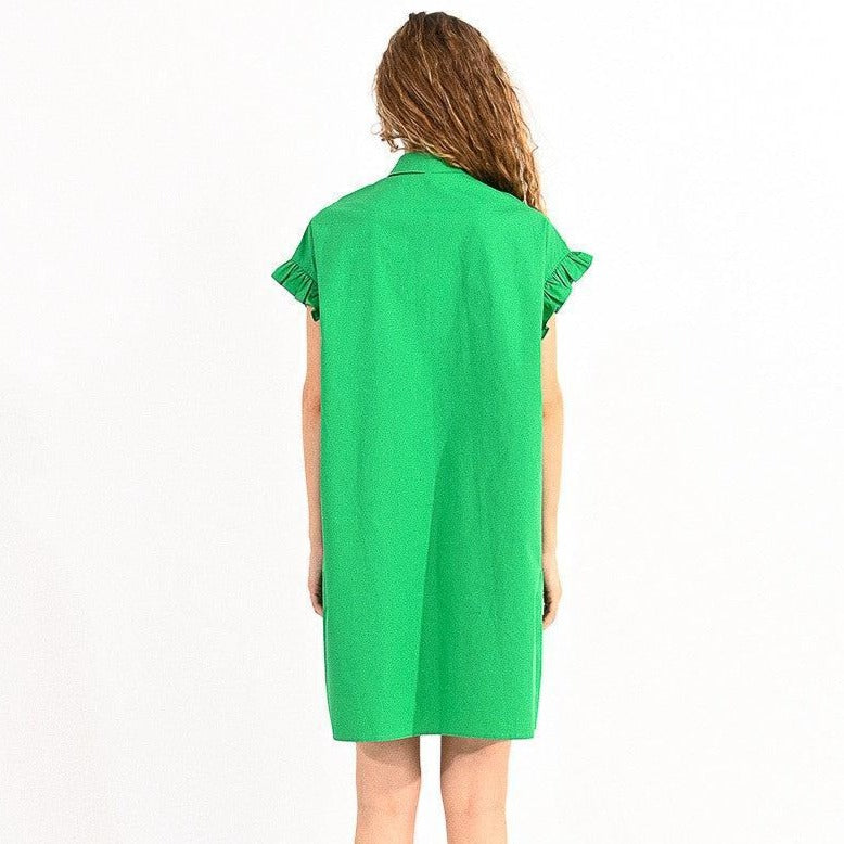 Carmen Dress in Green