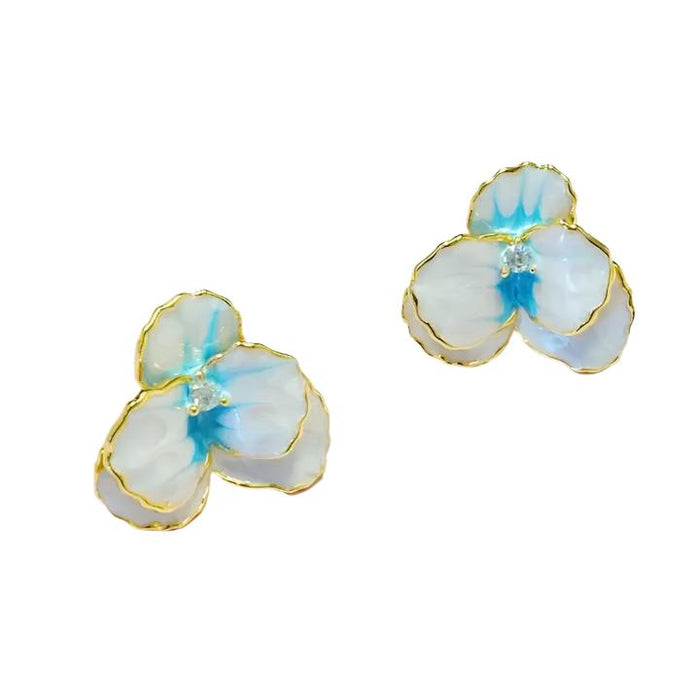 Noble Bloom Flower Earrings