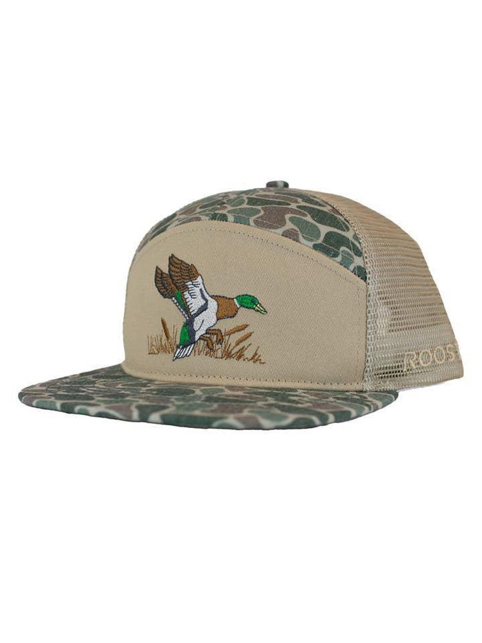 Youth Roost 7 Panel 3D Puff Full Color Duck Logo