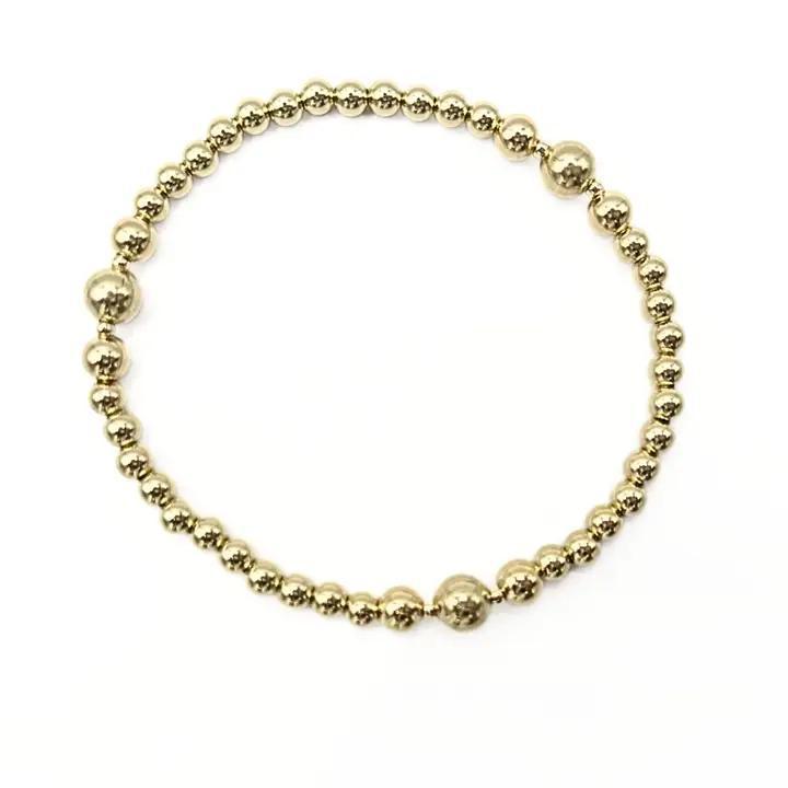 The Nantucket Collection 14k Gold- Filled Beaded Bracelets