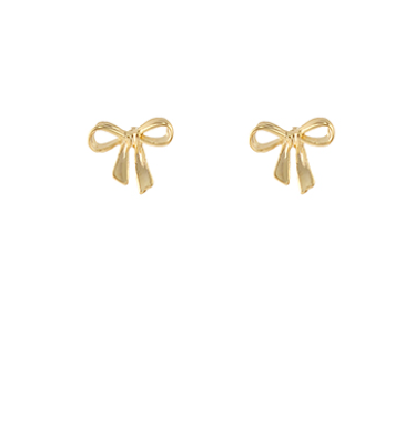 Brass Bow Studs