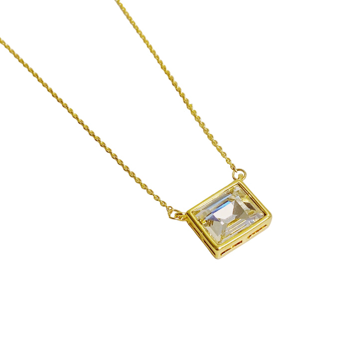 Sweet Square Pendant Necklace