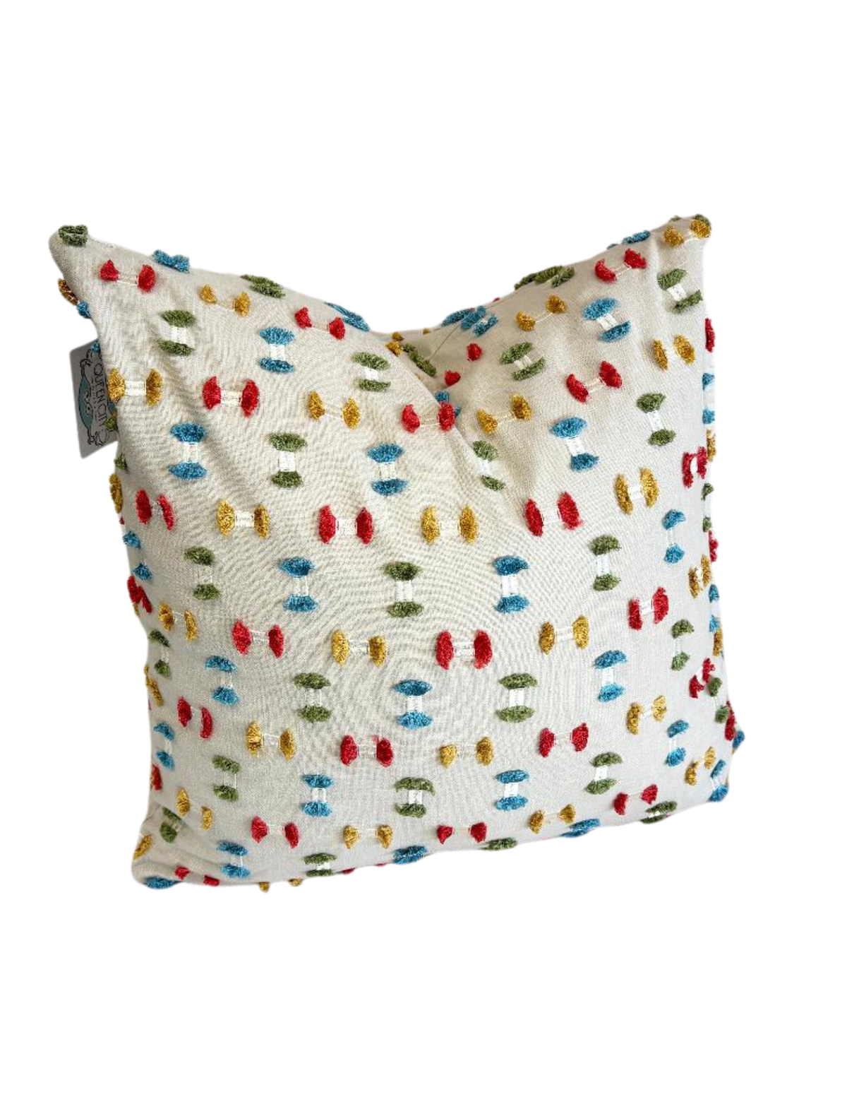 Frayed Confetti Pillow