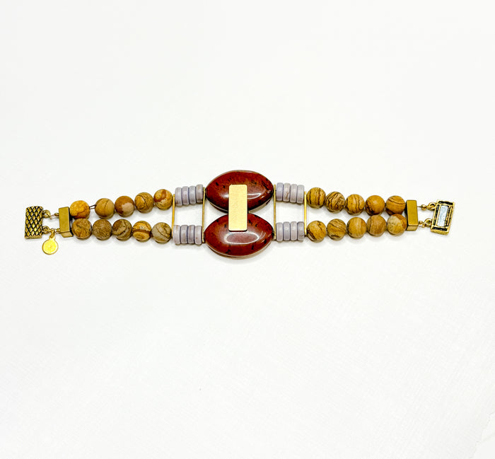 Jasper Cuff Bracelet