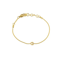 Waterproof Gold Dainty Initial Bracelet