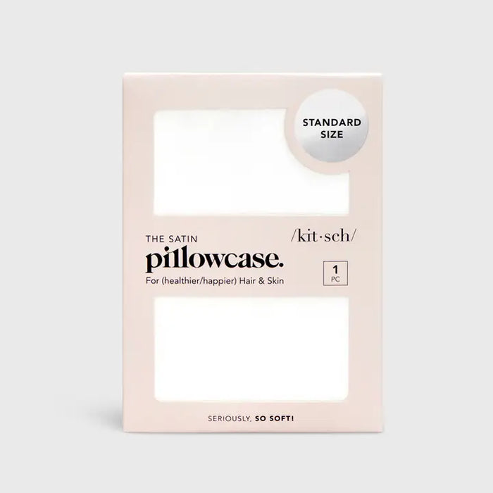 Kitsch: Satin King Pillowcase - Ivory