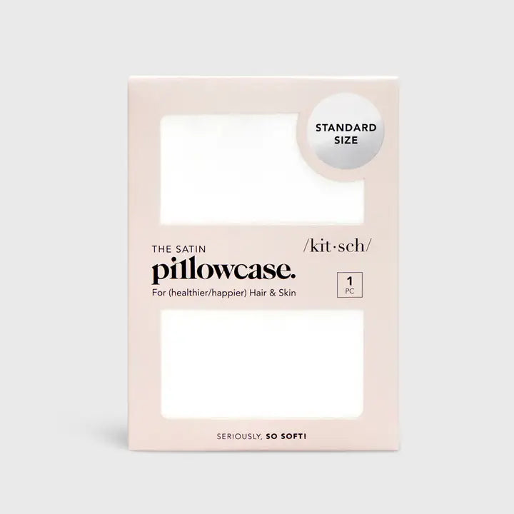Kitsch: Satin King Pillowcase - Ivory