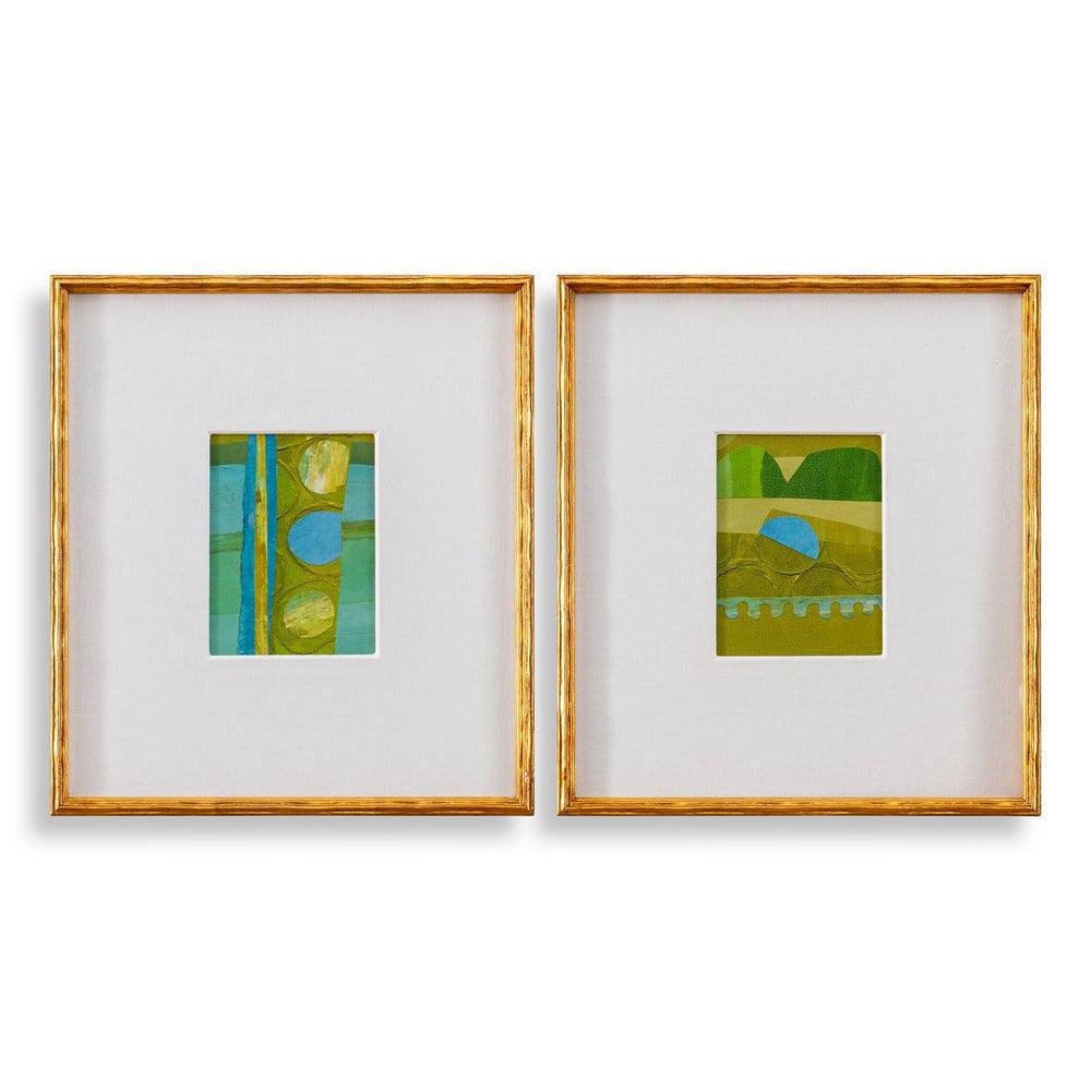 Petite Bijoux Framed Canvases Lime