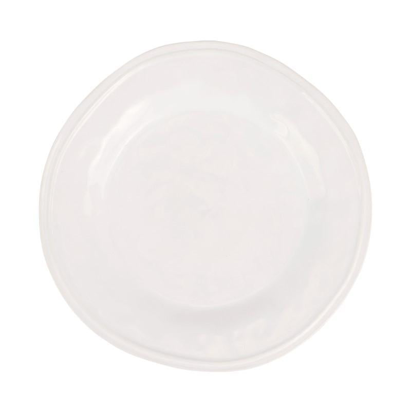 Vietri Aria White Dinner Plate