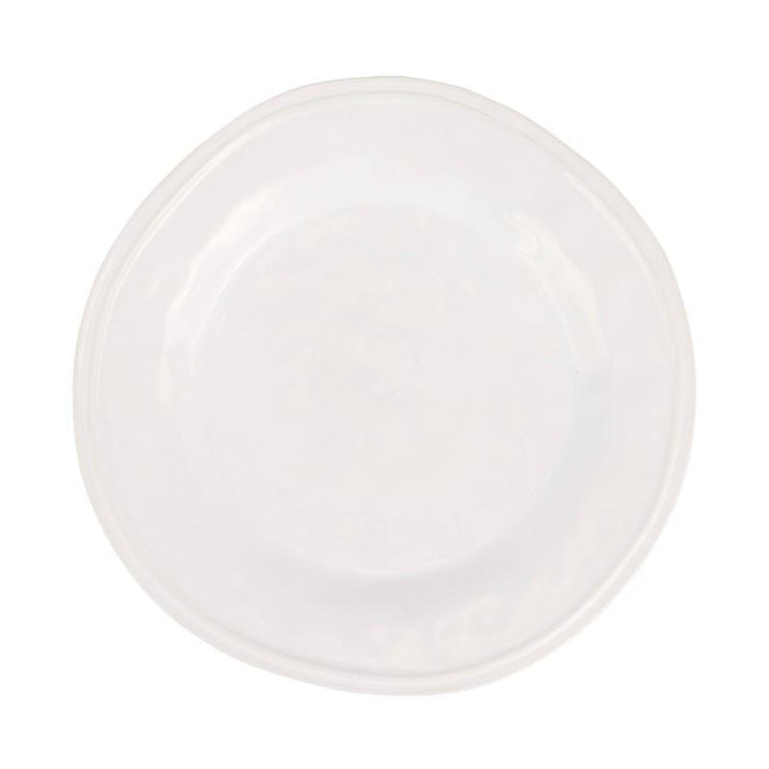 Vietri Aria White Dinner Plate