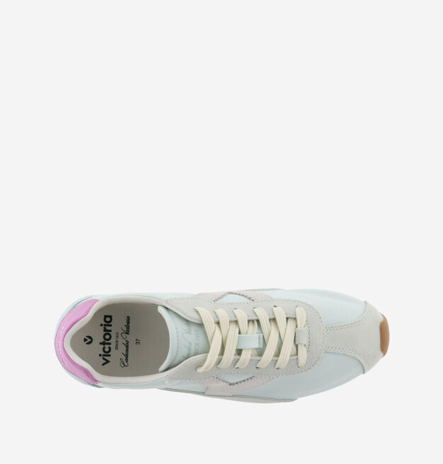 VICTORIA: Aster Sneaker in Agua