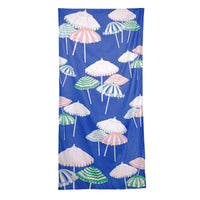 The Monterosso Beach  Towel Sapphire 34x70