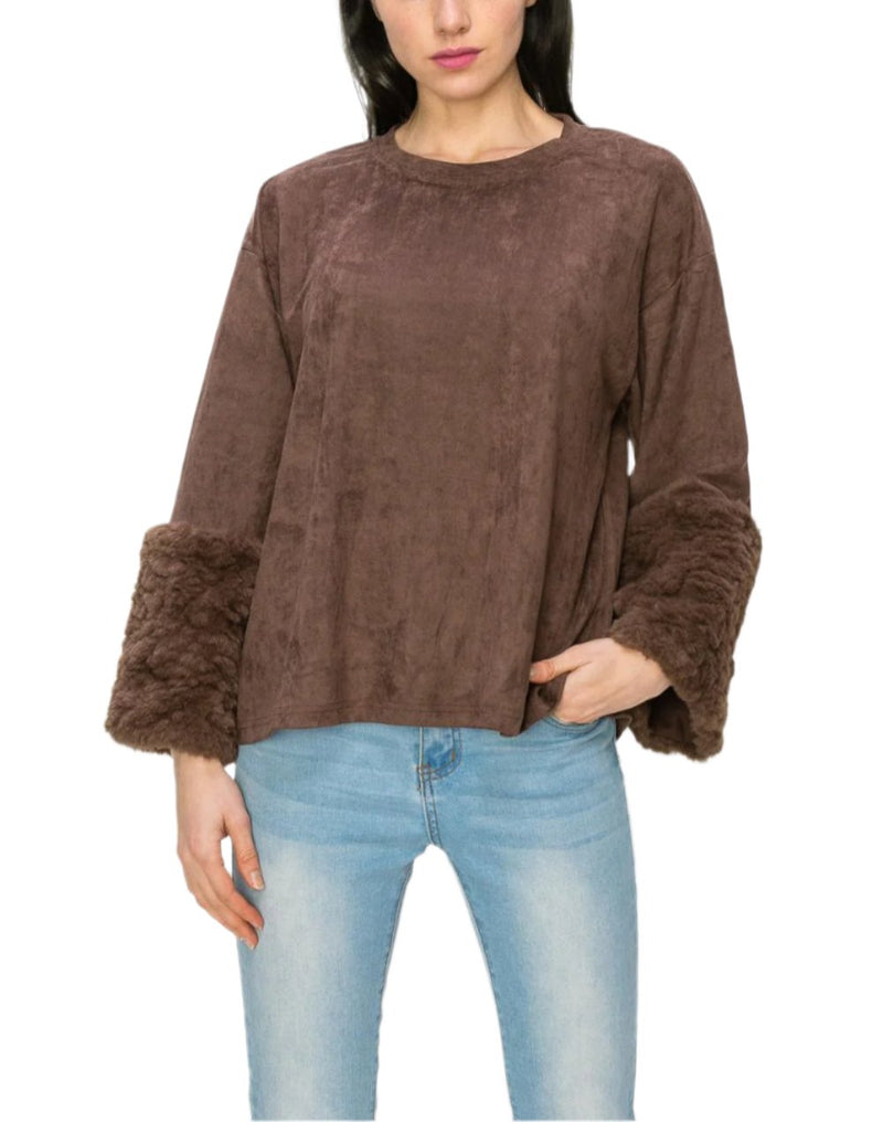 The Ally Suede Top-FINAL SALE-