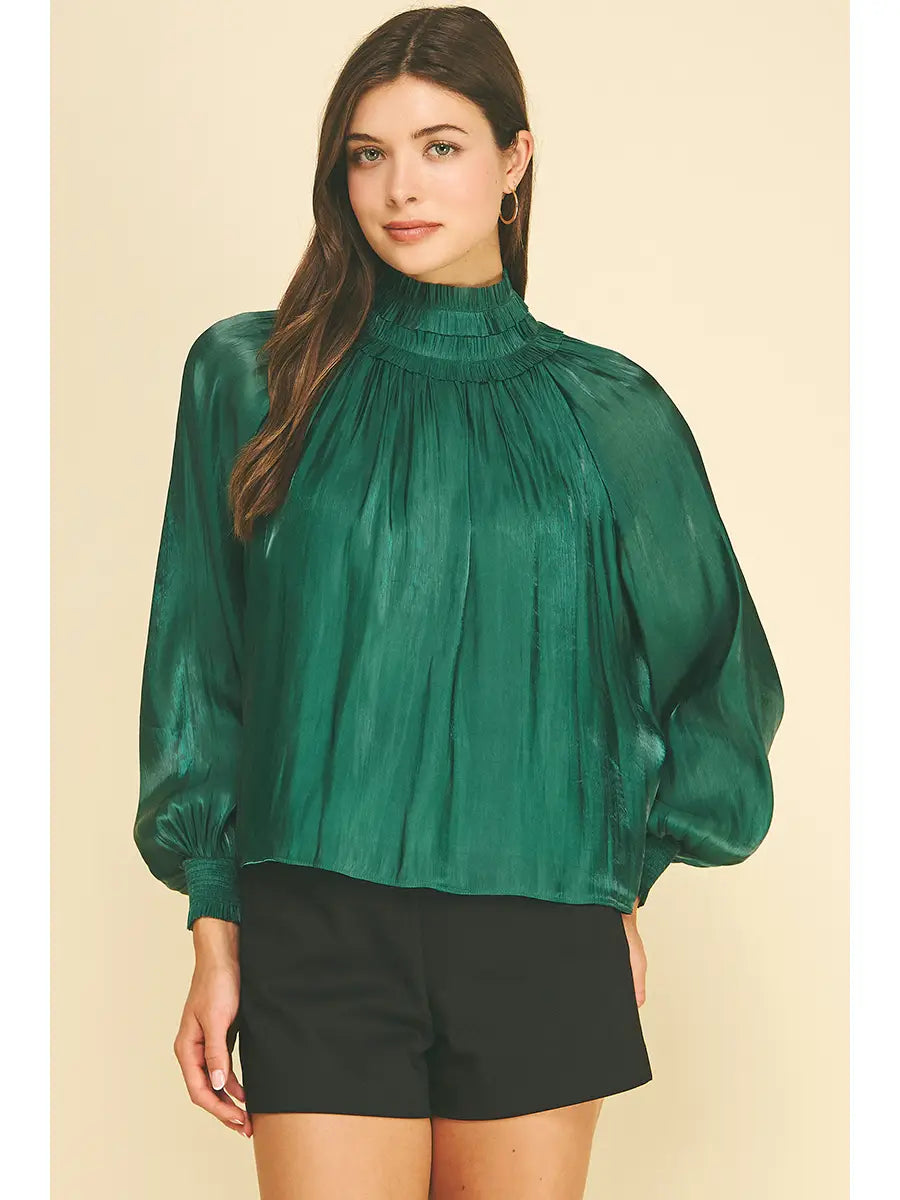 The Blair Top in Green