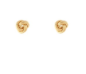 Gold Dipped Knot Studs