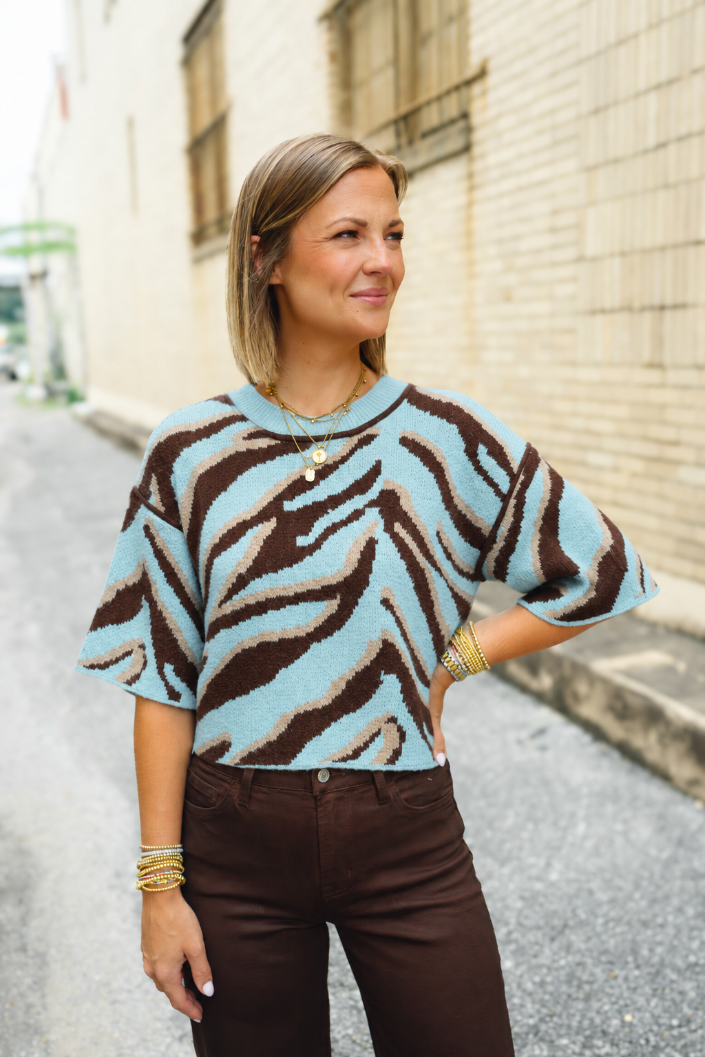 The Choco Fame Sweater Top