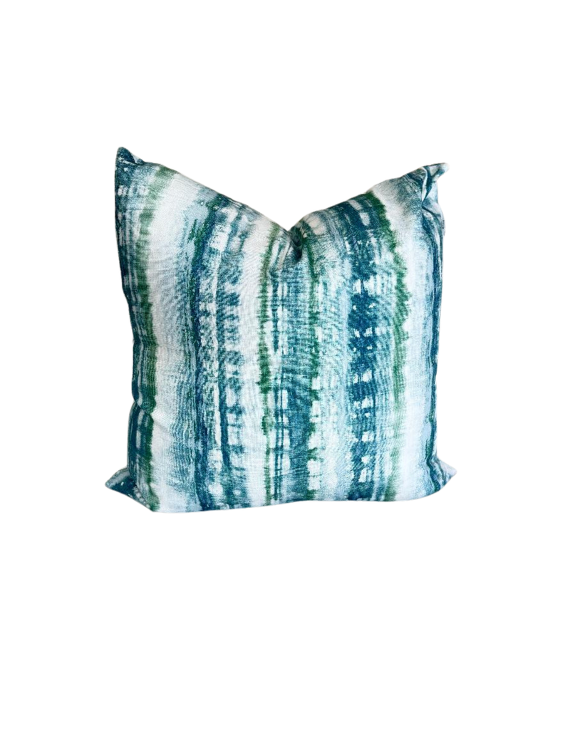 Tie Dye Green Pillow