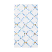 Sky Blue Trellis Guest Towels