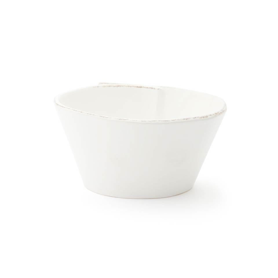 VIETRI Lastra White Stacking Cereal Bowl
