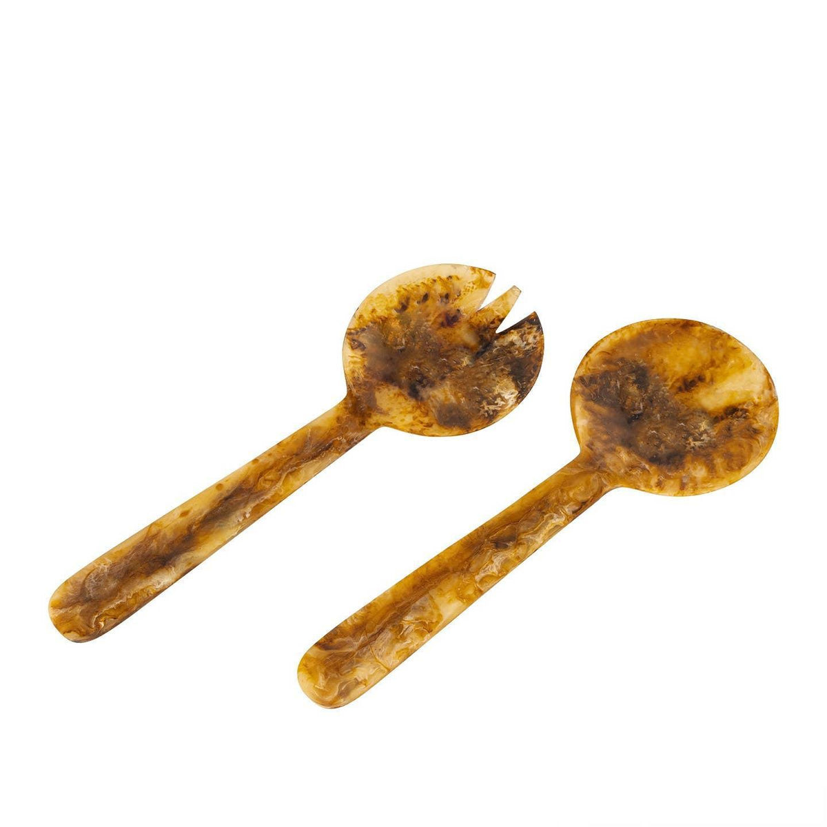 Tortoiseshell Salad Servers