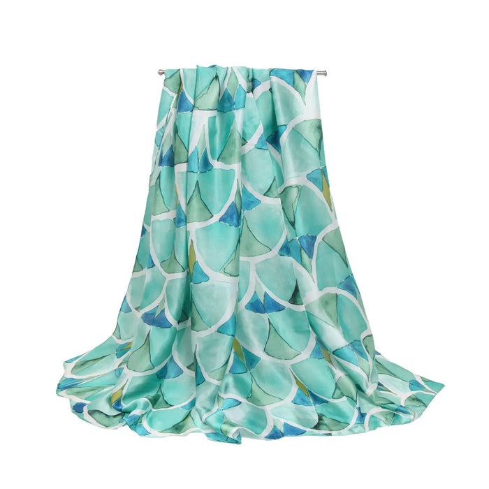 Satin-Like Lightweight Printed Scarf
