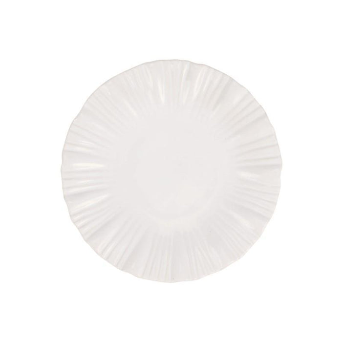 Vietri Bari White Salad Plate