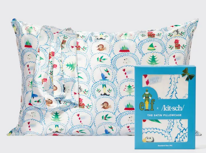 Elf Standard Satin Pillowcase- North Pole