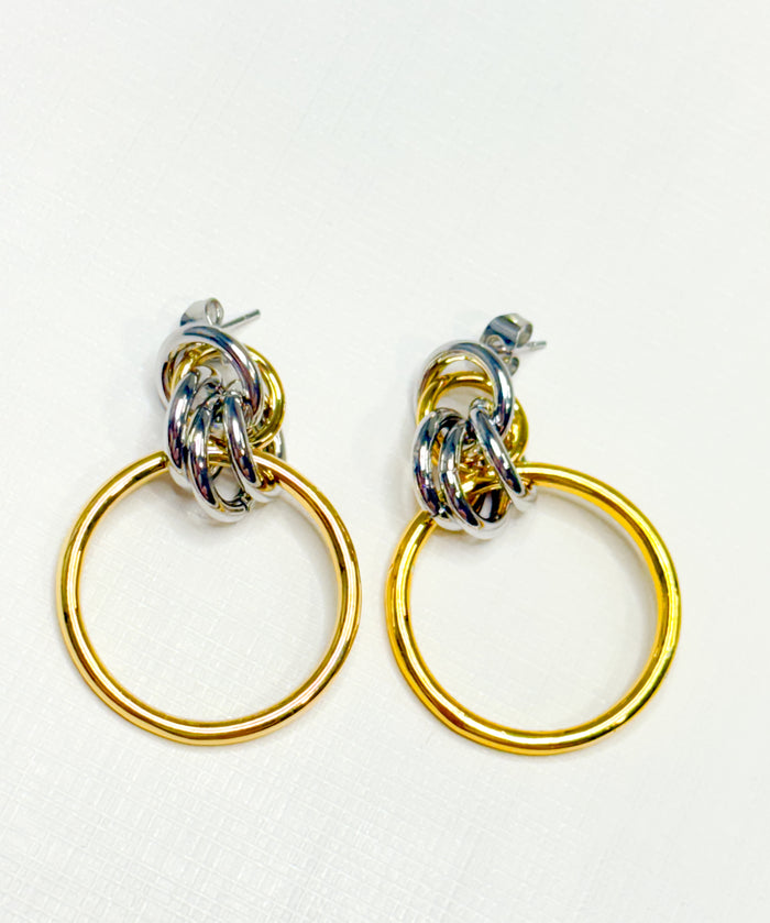 Knock On the Beauty Hoop Earrings