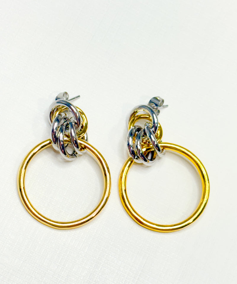 Knock On the Beauty Hoop Earrings
