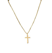 Gold Dipped Cross Pendant Necklace