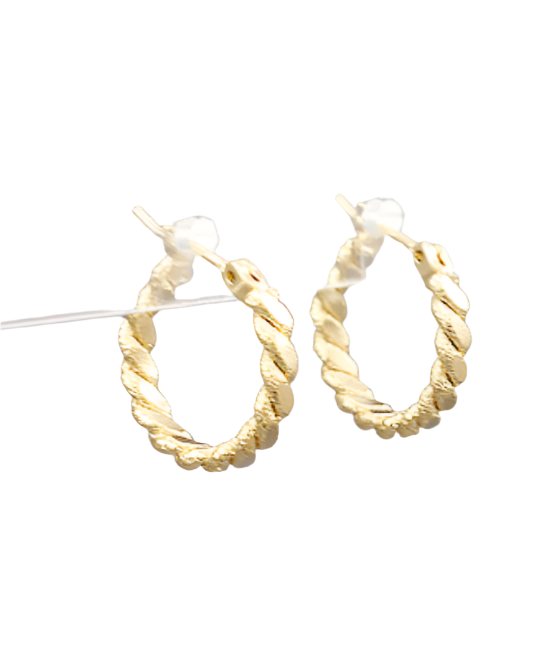 Mini Twist Hoops